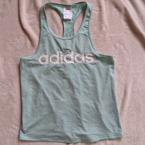 Adidas open back tank top